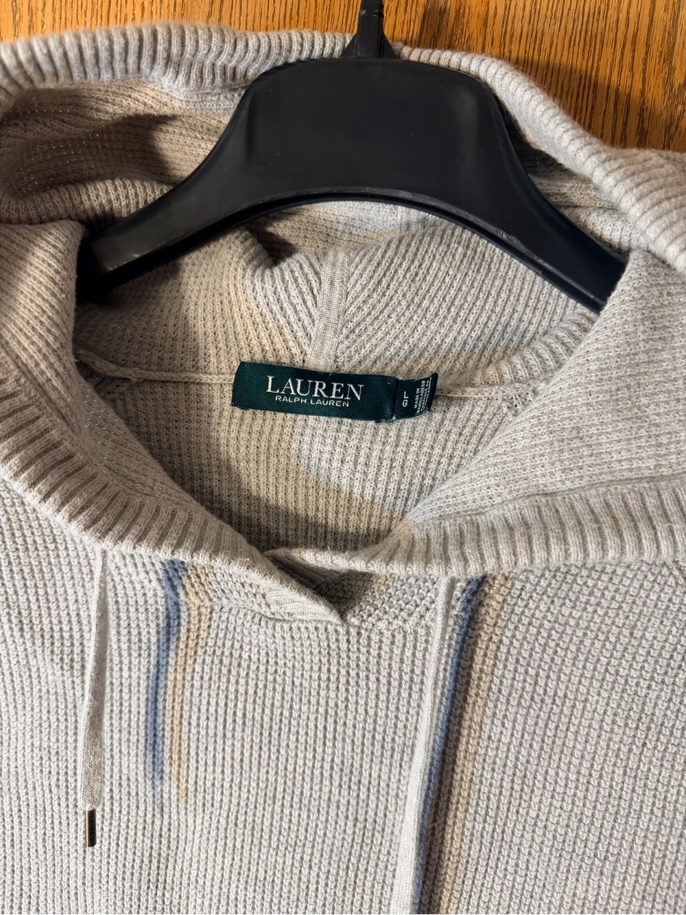Ralph Lauren Waffle-Knit Hooded Pullover - Picture 4 of 6